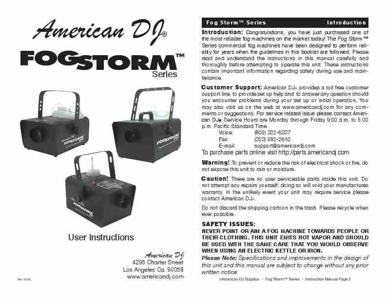 American DJ DJ Equipment 700TM-page_pdf